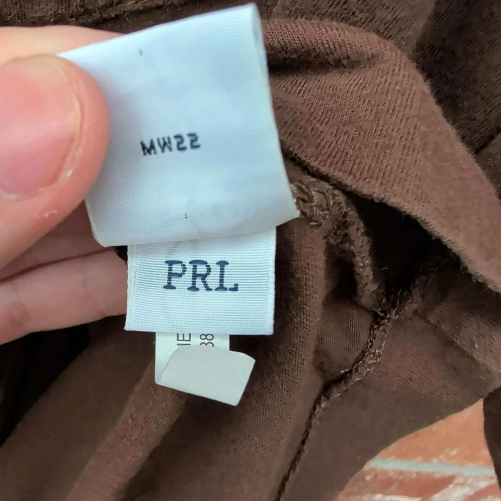 Polo Ralph Lauren Pocket T-Shirt Mens Large Brown Short Sleeve Pony Logo Tee